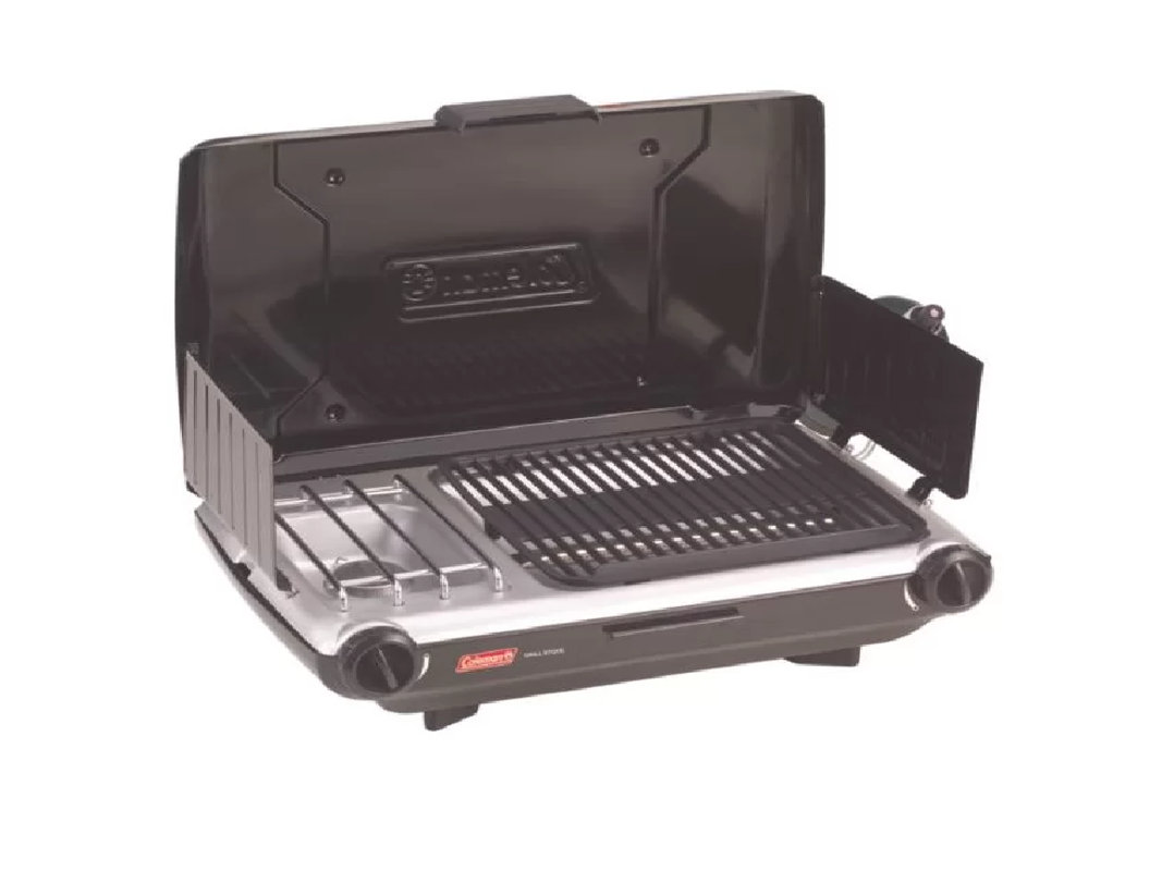 Coleman PerfectFlow Portable 2Burner Propane Grill and Stove Combo